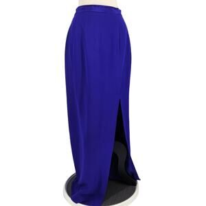 Vintage Rimini Silk Evening Column Maxi Skirt Size 10